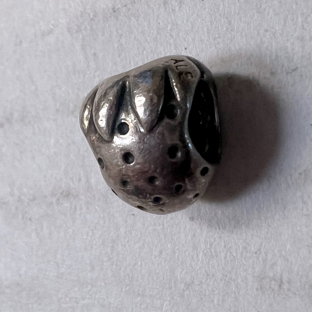 Authentic Retired Pandora Strawberry Charm